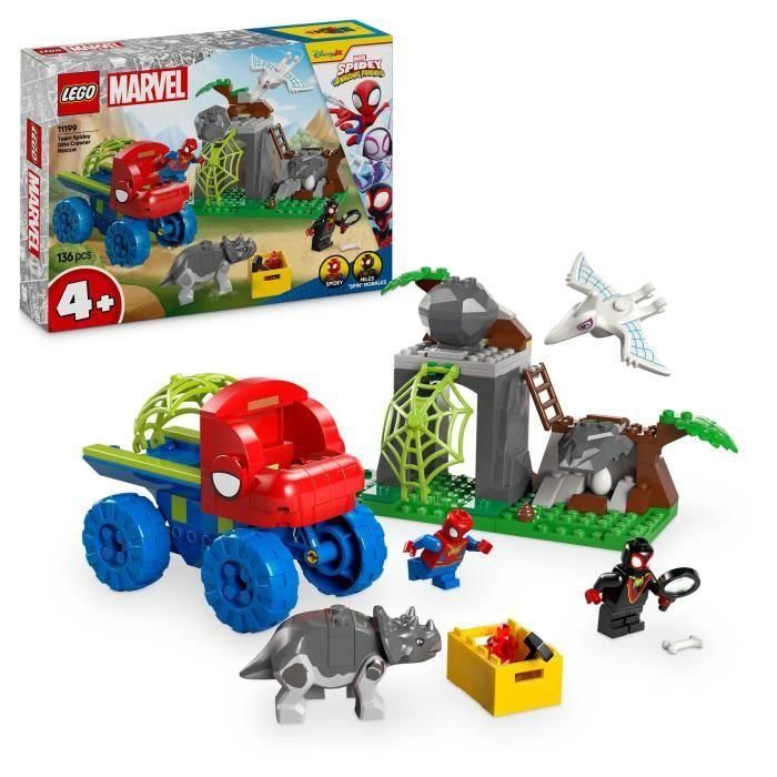 Juego de construccion todoterreno dinosaurio y equipo spidey al rescate lego spidey Juego de construccion todoterreno dinosaurio y equipo spidey al rescate lego spidey