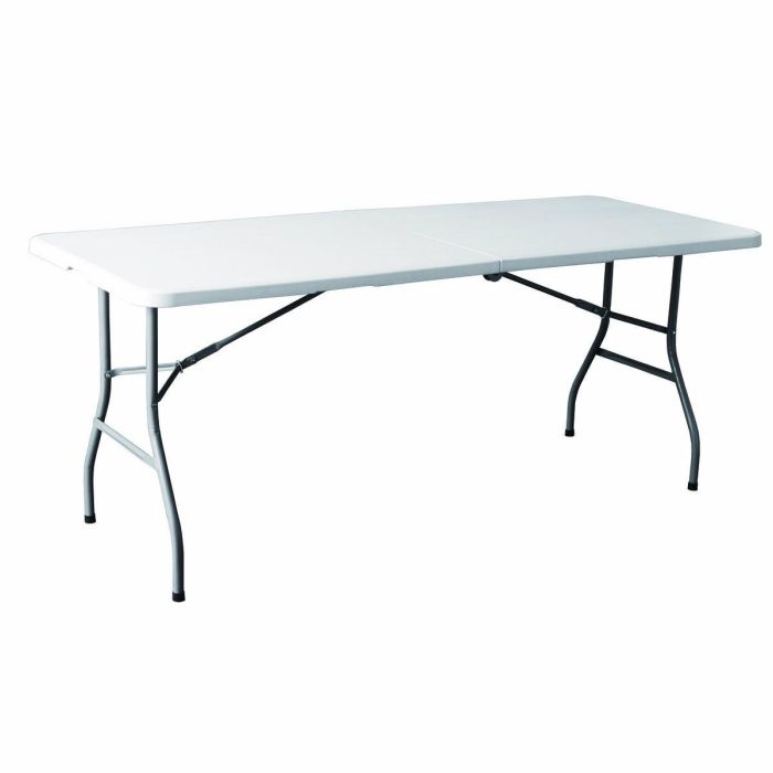 Marbueno Mesa Plegable Resina Blanco 180X74X74 cm Catering, Playa y Camping 10528 0 Marbueno Mesa Plegable Resina Blanco 180X74X74 cm Catering, Playa y Camping 10528 0