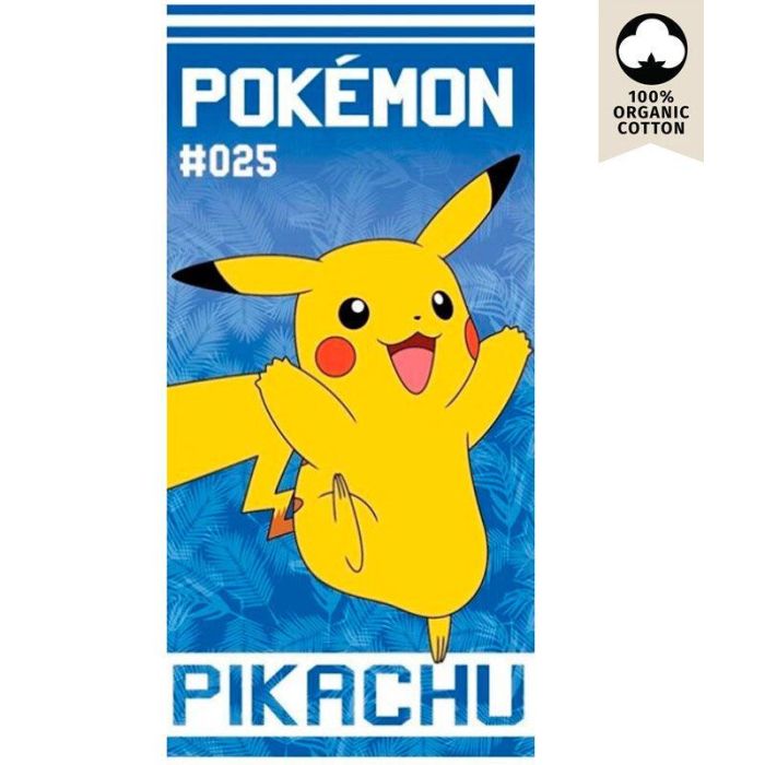 Nintendo Toalla Pikachu Pokemon de Algodon 140x70cm 320g