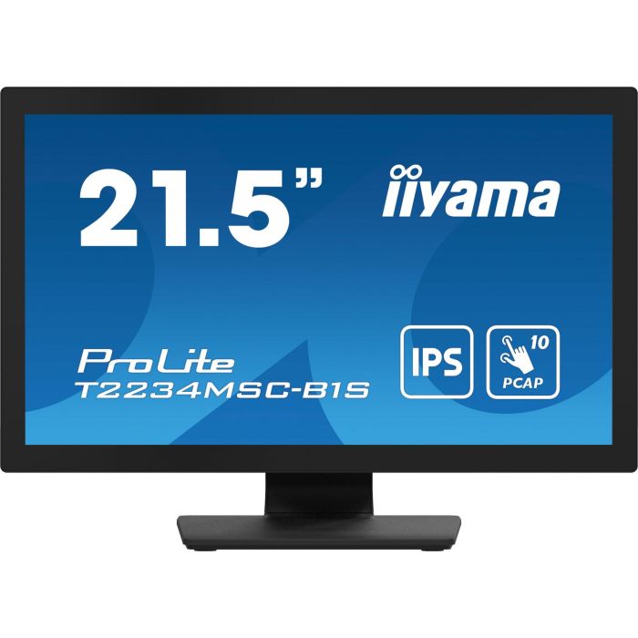 IIYAMA T2234MSC-B1S Monitor táctil 21.5" (54.6cm) Full HD IPS M-Touch con HDMI y DisplayPort 1 IIYAMA T2234MSC-B1S Monitor táctil 21.5" (54.6cm) Full HD IPS M-Touch con HDMI y DisplayPort 1