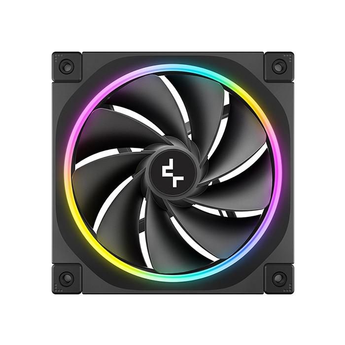 DeepCool FL12R-3 IN 1 Triple-Pack Ventilador 120mm RGB para Carcasa PC, 500-2150 RPM, 93,45 m³/h, Negro 2