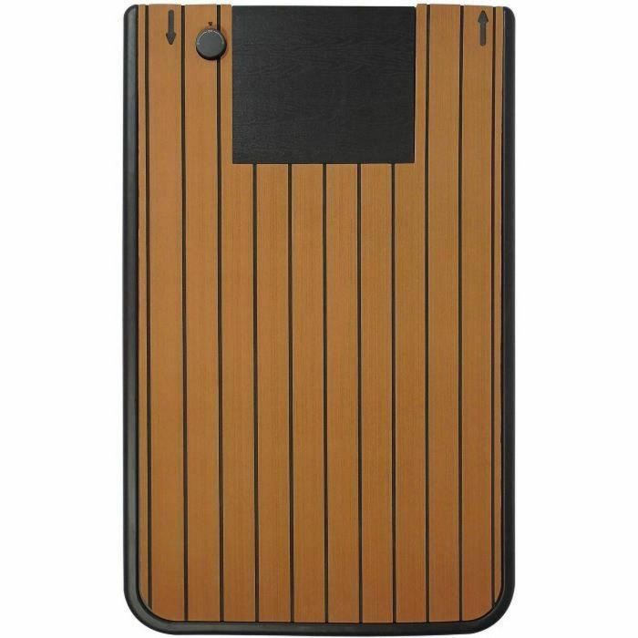 Ubbink UBB8711465055185 Ducha Solar de Exteriores con Soporte, Depósito de Agua de 20 Litros y Fabricada en Madera de Teca 4