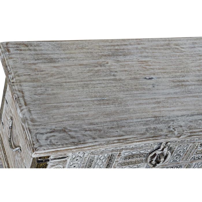 Baúl DKD Home Decor Metal Madera de mango 80 x 40 x 45 cm 2