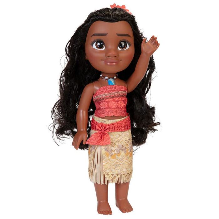 Jakks Pacific 210444 Muñeca Princesa Vaiana Disney 38 cm Articulada con Ojos Brillantes, Pelo para Peinar y sus Accesorios 4