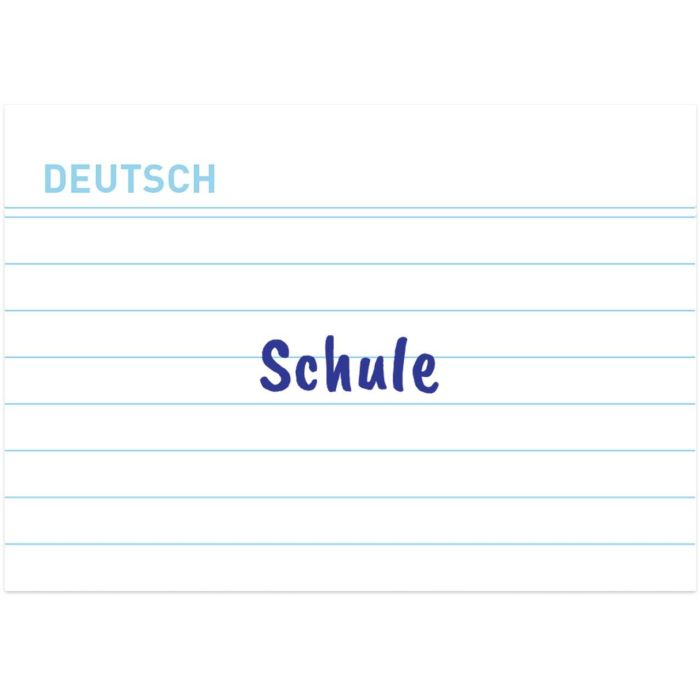 Herlitz Karteikarte A8 Vokabeln liniert weiß Bl.Engel 100er 1