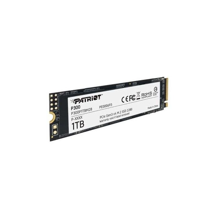 Patriot P300 SSD M.2 1 TB NVMe 1.3 PCIe 3.0 x4 para PC/portátil - Hasta 2.1 MB/s lectura 2 Patriot P300 SSD M.2 1 TB NVMe 1.3 PCIe 3.0 x4 para PC/portátil - Hasta 2.1 MB/s lectura 2