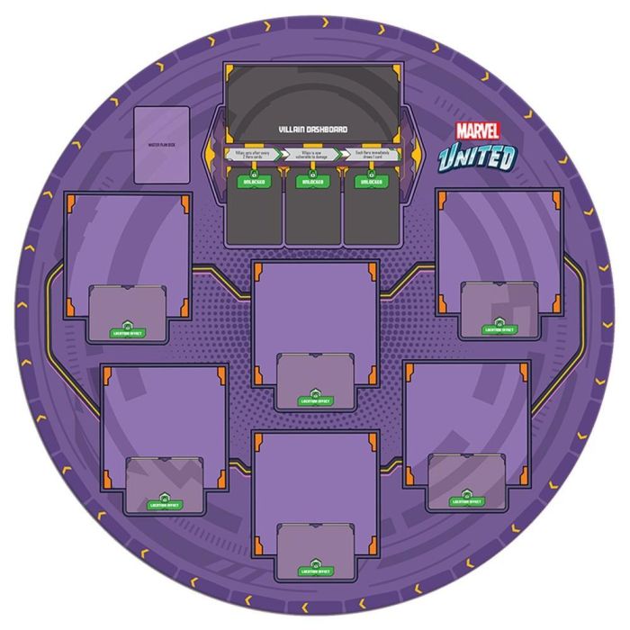 CMON MUN20ES Tapete Marvel United Multiverse 70 cm de diámetro para organizar área de juego 1 CMON MUN20ES Tapete Marvel United Multiverse 70 cm de diámetro para organizar área de juego 1