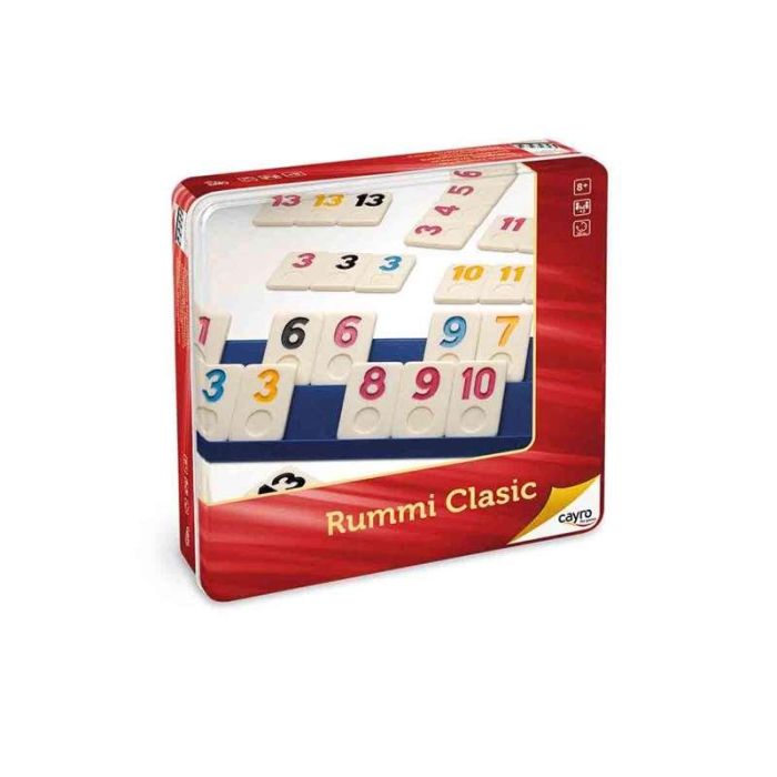 Juego rummi classic en caja de metal 27x27x5,7 cm Juego rummi classic en caja de metal 27x27x5,7 cm