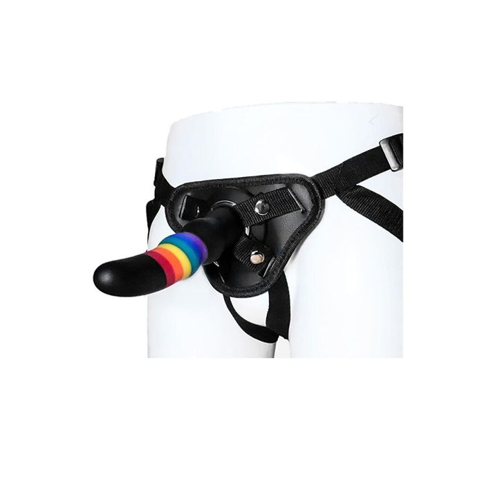 Consolador con arnés Dream Toys Colourful Love 4 Consolador con arnés Dream Toys Colourful Love 4