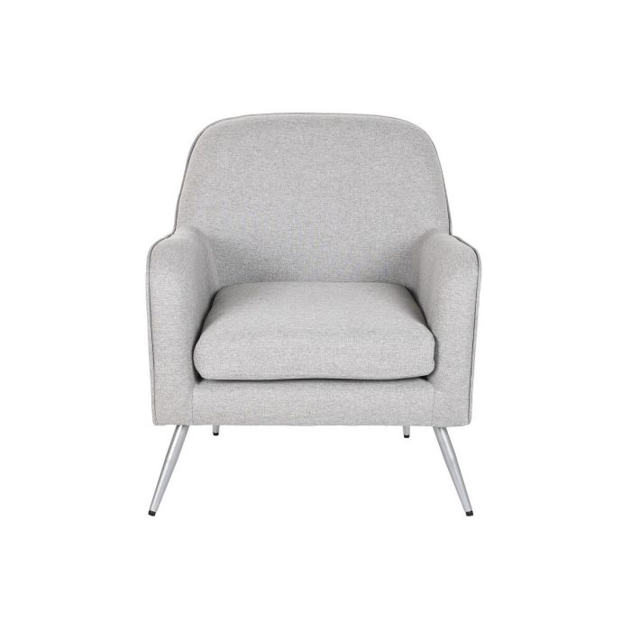 Sillon Chic DKD Home Decor Gris Plateado 68 x 81 x 71 cm 2