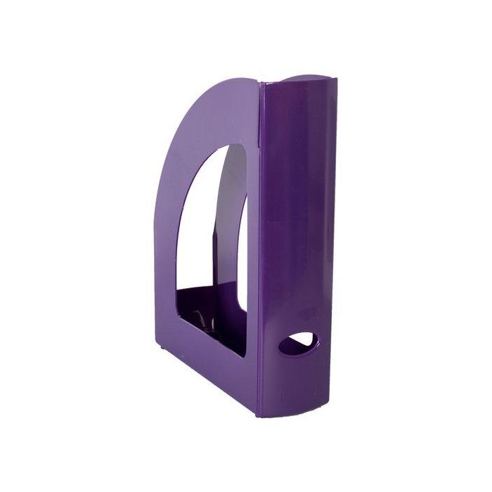 Revistero Plastico 80Mm Opaco Malva