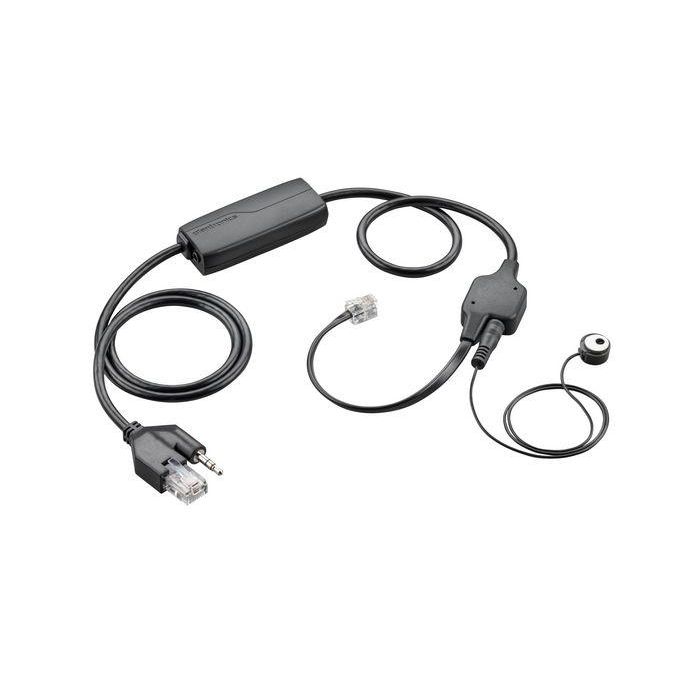 Poly APV-63 Cable EHS (Electronic Hook Switch) para Control Remoto de Llamadas en Teléfonos de Escritorio Avaya - Elimina HL10