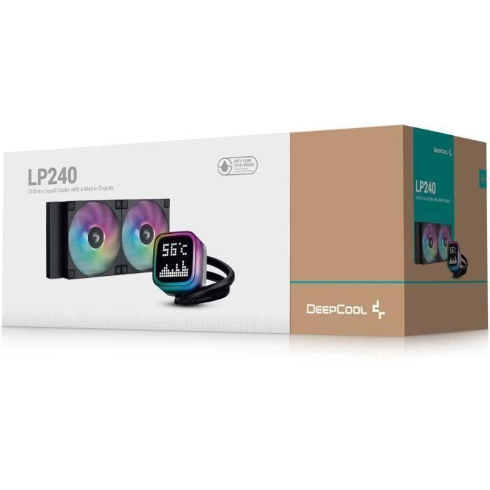 Deepcool DEE1737716851380 - Refrigeración Líquida AIO LP240 - 2 Ventiladores ARGB 120mm - Negro 2 Deepcool DEE1737716851380 - Refrigeración Líquida AIO LP240 - 2 Ventiladores ARGB 120mm - Negro 2