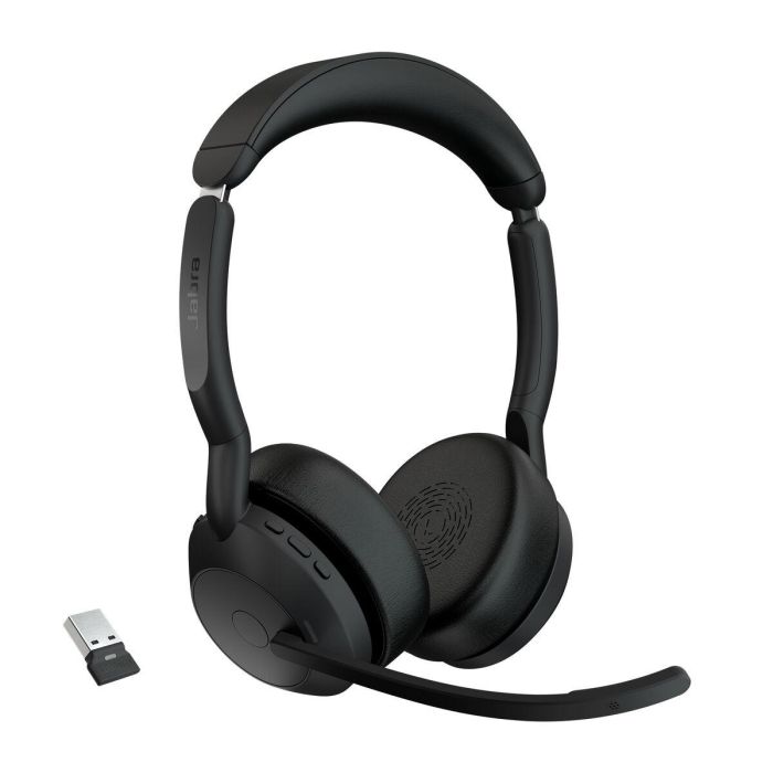 Jabra Evolve2 55 UC Stereo Auriculares Inalámbricos Negros 2