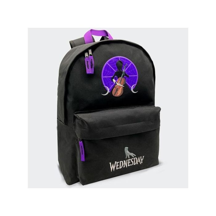 Toybags Mochila Americano Wednesday Miercoles Addams Compartimento Portalaptop Toybags Mochila Americano Wednesday Miercoles Addams Compartimento Portalaptop