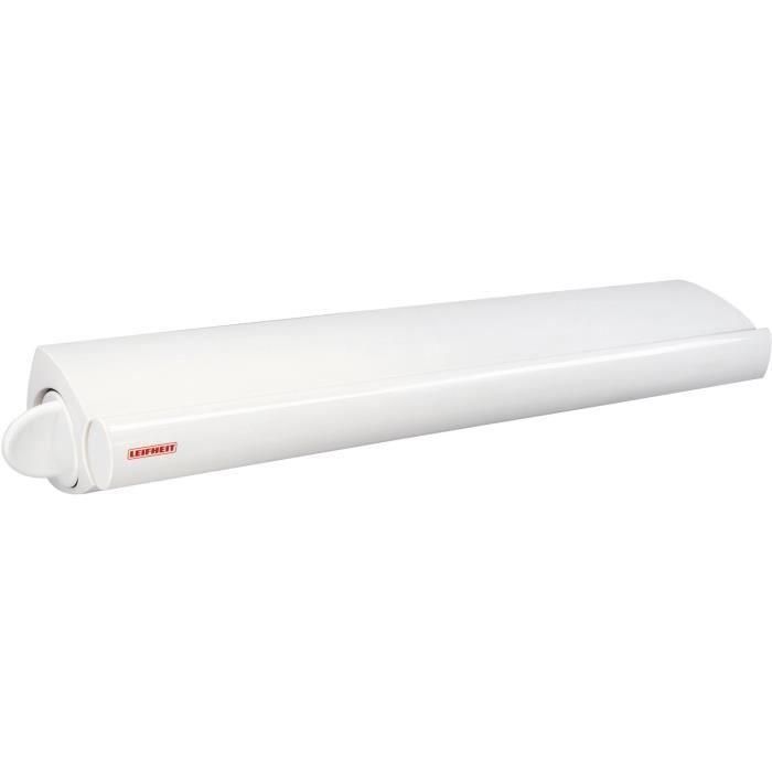 Leifheit Secador de pared ROLLFIX - Tendedero retráctil 21 metros, 5 cables extensibles 4.2m, bobinado automático, Blanco Leifheit Secador de pared ROLLFIX - Tendedero retráctil 21 metros, 5 cables extensibles 4.2m, bobinado automático, Blanco