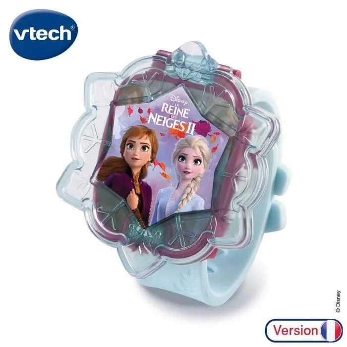 Vtech QUEEN of SNOWS 2 - Reloj Interactivo de Elsa Frozen 2 para Niños de 3 a 7 Años en Francés 1