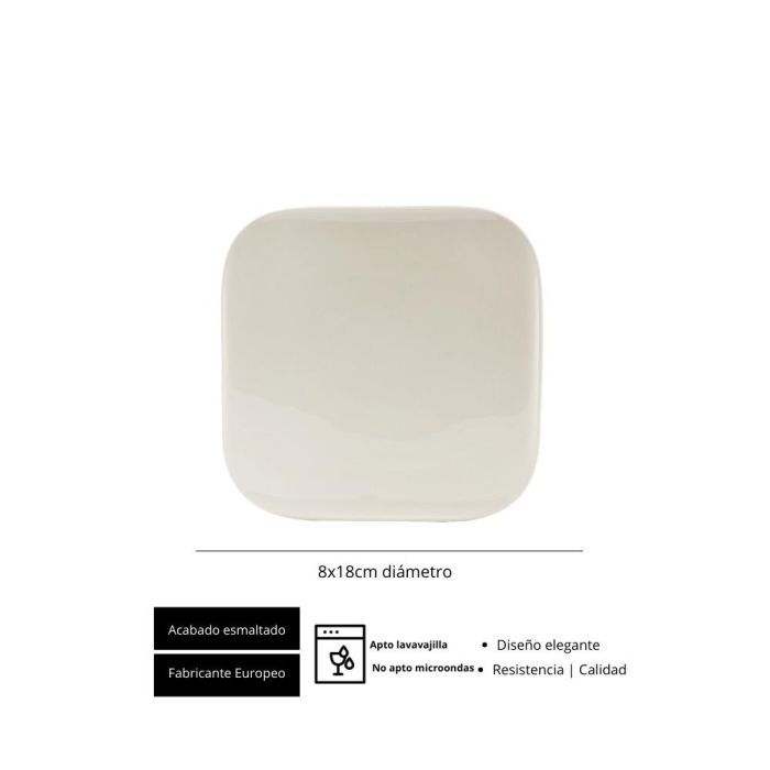 Noubon Gastrobar Plato Llano 18X18 Cm (8 Unidades) 1 Noubon Gastrobar Plato Llano 18X18 Cm (8 Unidades) 1