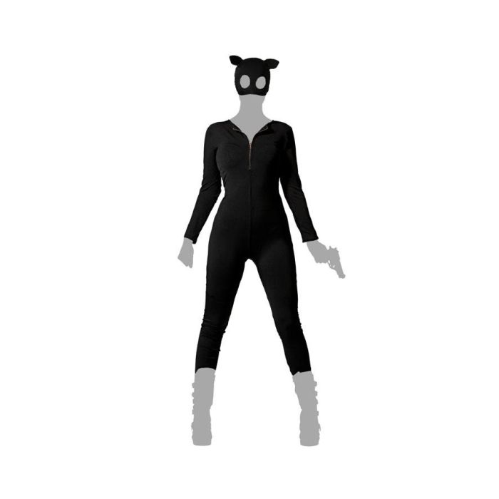 Disfraz Heroe Comic Gato Negro Mujer Adulto M-L 4 Disfraz Heroe Comic Gato Negro Mujer Adulto M-L 4