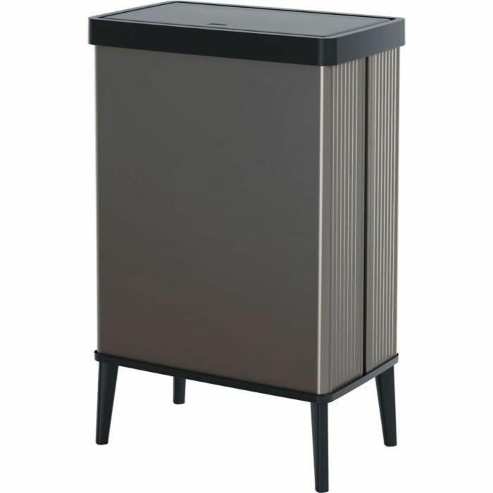 Curver CUR3253924865508 Papelera de Pie Verto 54 L con Apertura Táctil Gris Perla Curver CUR3253924865508 Papelera de Pie Verto 54 L con Apertura Táctil Gris Perla
