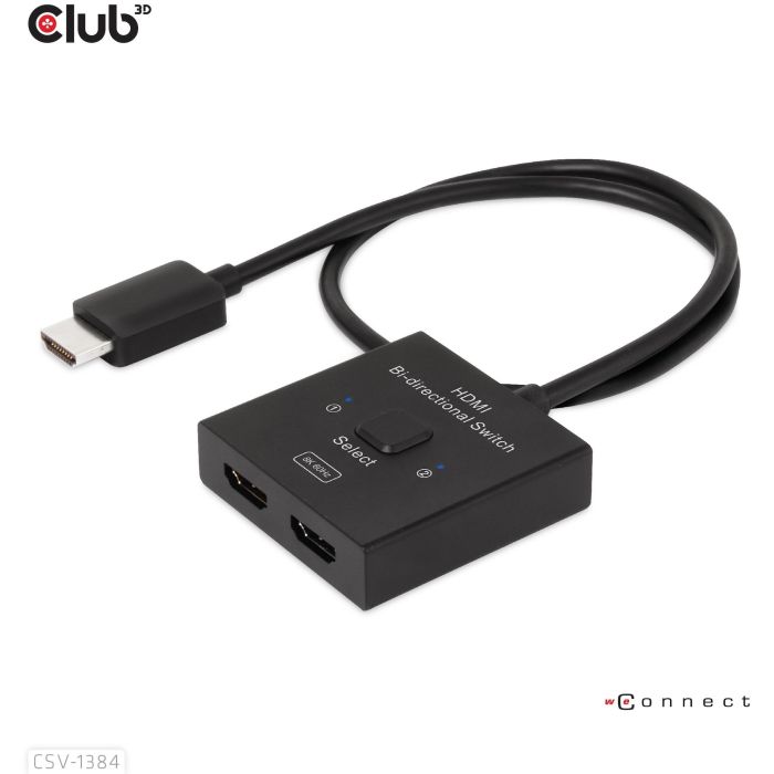 Club3D HDMI Switch Bidireccional 8K60Hz/4K120Hz UHD CSV-1384 1