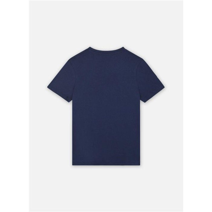 Camiseta de Manga Corta Infantil Jack & Jones Jjsummer Smu Vibe Tee Ss Crew Azul marino