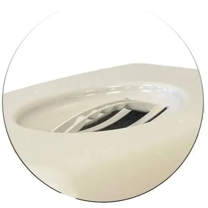 Pet Design 461404 Casa para Gatos Sacha Hoilet, 56 x 40 x 39 cm, Blanco y Negro 2