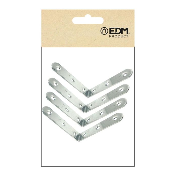Edm Ángulo Refuerzo An24 Acero Inoxidable 80 x 80 x 19 mm 4 Unidades 3 Edm Ángulo Refuerzo An24 Acero Inoxidable 80 x 80 x 19 mm 4 Unidades 3