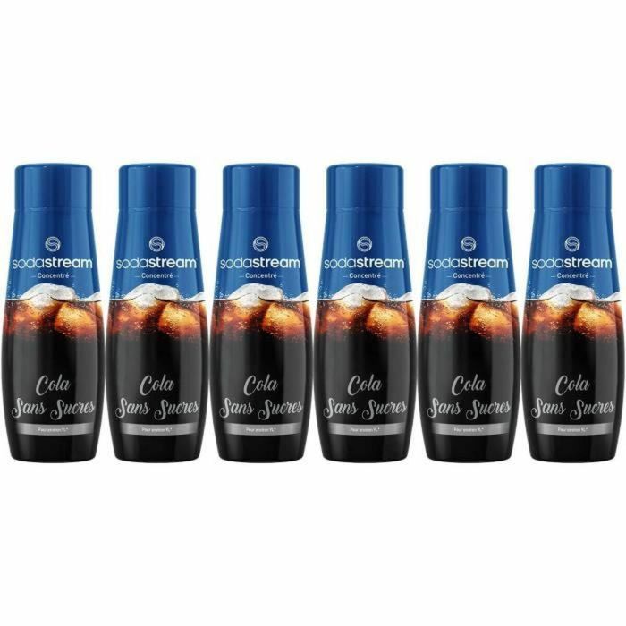 Set de 6 Concentrados de COLA SODASTREAM SIN AZÚCAR - 440ml