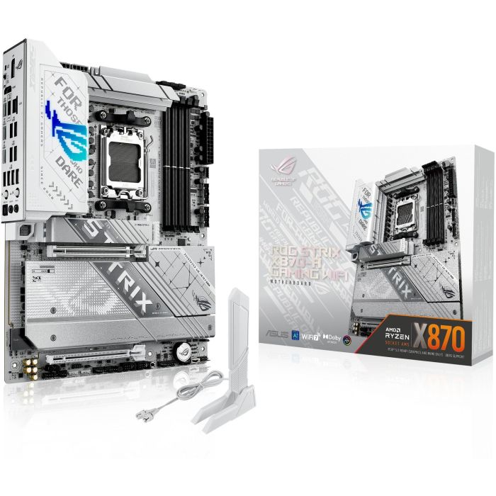 ASUS ROG STRIX X870-A GAMING WiFi Placa Base AM5 DDR5 Wi-Fi 7 ATX para AMD con 192GB RAM y M.2 NVMe 0 ASUS ROG STRIX X870-A GAMING WiFi Placa Base AM5 DDR5 Wi-Fi 7 ATX para AMD con 192GB RAM y M.2 NVMe 0
