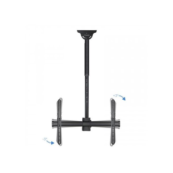 Tooq Soporte Techo LPCE1170TSLI para Pantallas de 37" a 70", Carga Máxima 50 kg, Negro 6