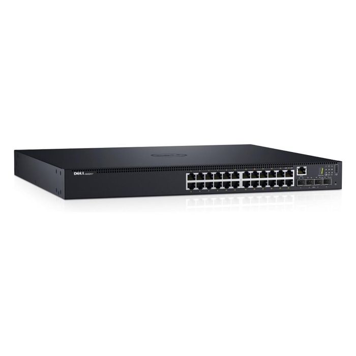Dell Switch Gestionado N1524P | 24 Puertos Gigabit PoE+ (600W), 4 SFP+, Capa 3 (L3), Montaje en Rack 1U 0 Dell Switch Gestionado N1524P | 24 Puertos Gigabit PoE+ (600W), 4 SFP+, Capa 3 (L3), Montaje en Rack 1U 0