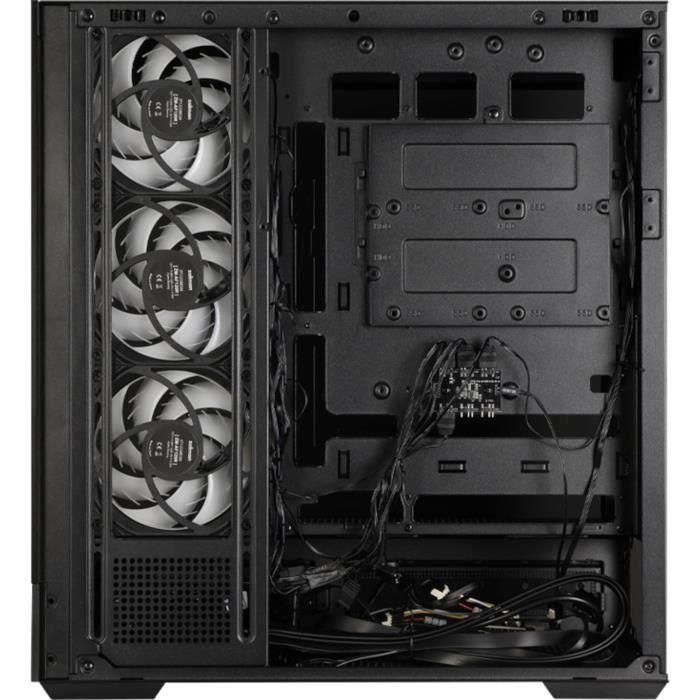 Zalman P40 DS Midi Tower PC Negro con Ventana 9.1" LCD y USB 3.2 Gen1/Gen2 2