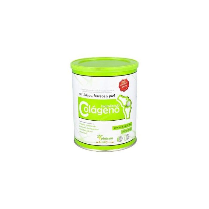 PINISAN Colágeno Hidrolizado 300g con Vitamina C y Magnesio para Huesos, Cartílagos y Piel