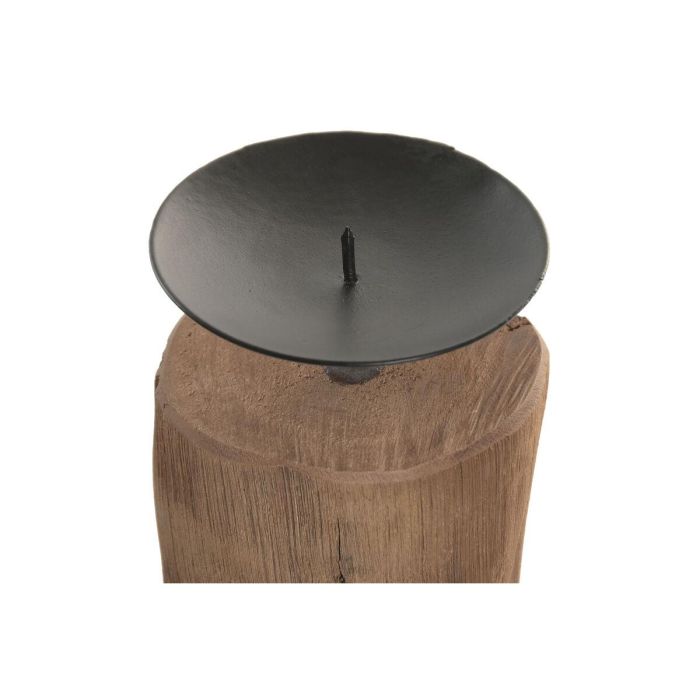 DKD Home Decor Portavelas Vintage Marrón Negro 8 x 30 x 8 cm Set de 3 5 DKD Home Decor Portavelas Vintage Marrón Negro 8 x 30 x 8 cm Set de 3 5
