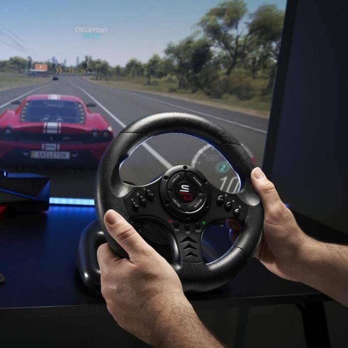 Subsonic SV450 Volante de Carreras Programable Compatible con Xbox Series, Switch, PS4, Xbox One, PC 2