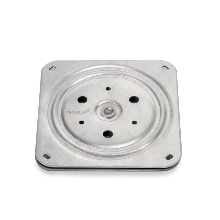 Emuca Base giratoria Giro 4, 100kg, Acero, Cincado 7