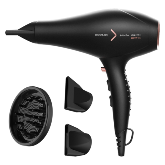 Cecotec IoniCare 5350 PowerShine Fire secador 2600 W Negro, Rosa Cecotec IoniCare 5350 PowerShine Fire secador 2600 W Negro, Rosa
