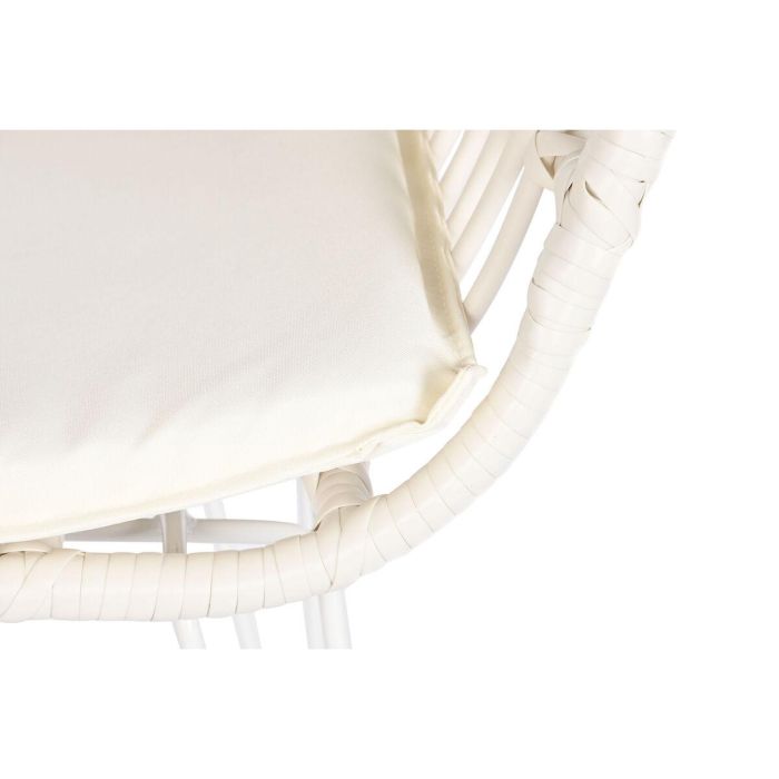 Silla Terraza Y Jardin DKD Home Decor Blanco 57.5 x 82 x 56 cm Set de 3 3 Silla Terraza Y Jardin DKD Home Decor Blanco 57.5 x 82 x 56 cm Set de 3 3