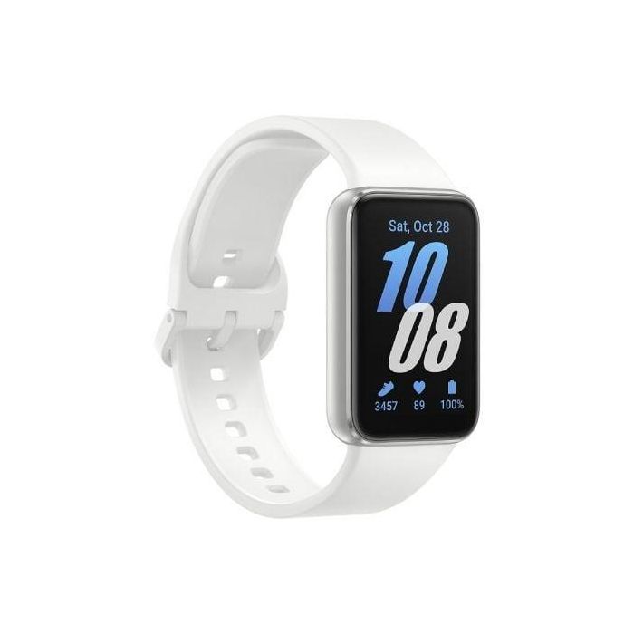 Samsung SM-R390NZSAEUB Galaxy Fit 3 Smartband Plateada - Hasta 13 días de batería, Pantalla AMOLED 1.6", Monitor de Sueño, 5ATM/IP68 2 Samsung SM-R390NZSAEUB Galaxy Fit 3 Smartband Plateada - Hasta 13 días de batería, Pantalla AMOLED 1.6", Monitor de Sueño, 5ATM/IP68 2