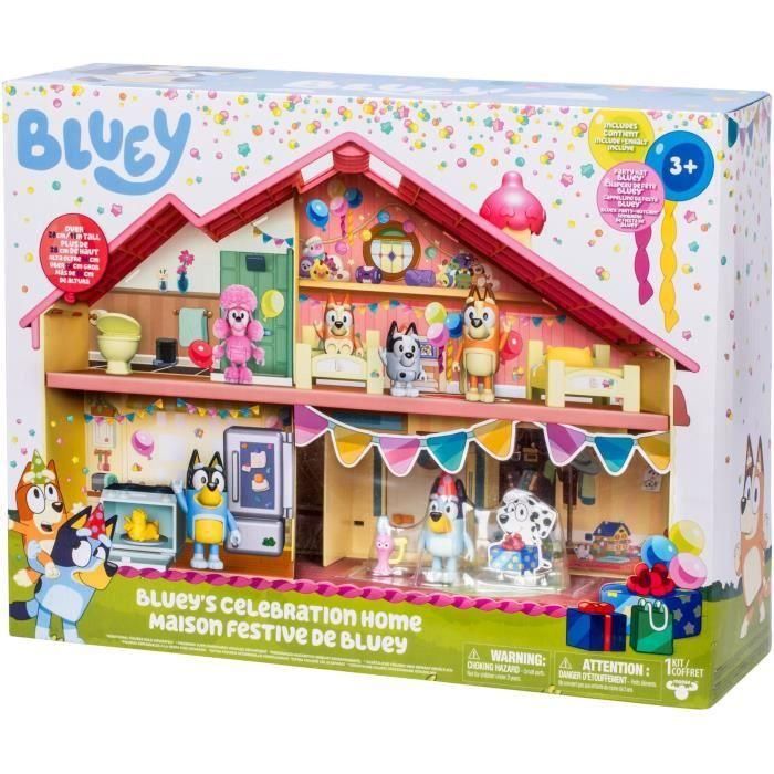 MOOSE 17669 La Casa de Celebraciones de Bluey con 11 Accesorios y Muebles Quita y Pon, Incluye Figura Exclusiva 2 MOOSE 17669 La Casa de Celebraciones de Bluey con 11 Accesorios y Muebles Quita y Pon, Incluye Figura Exclusiva 2