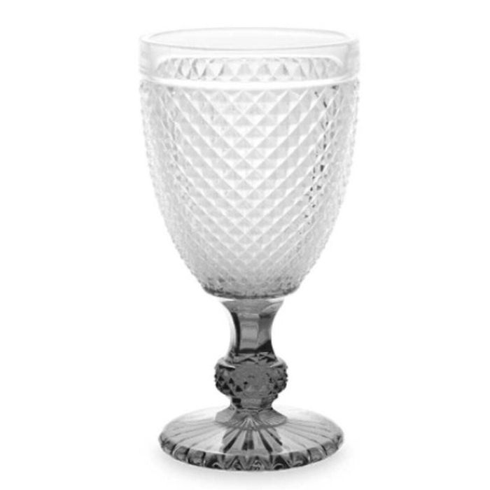 Copa Vivalto PR-00816B/BHA6 SMOKE Transparente Antracita Vidrio 256 ml Diamante (6 Unidades) 1