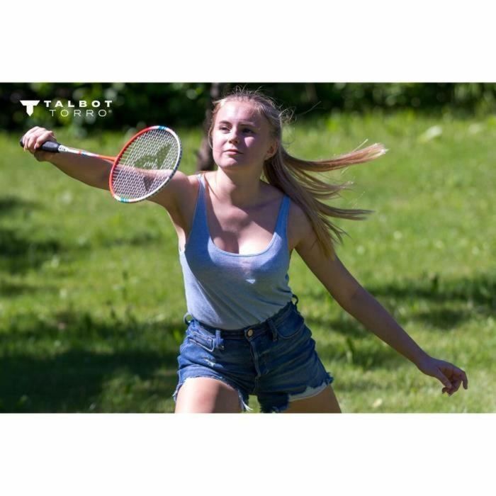 TALBOT TORRO AAAOW04920 Set Bádminton 4 Fighter - 4 Raquetas con Cordaje Multifilamento - 3 Volantes Sintéticos 9 TALBOT TORRO AAAOW04920 Set Bádminton 4 Fighter - 4 Raquetas con Cordaje Multifilamento - 3 Volantes Sintéticos 9