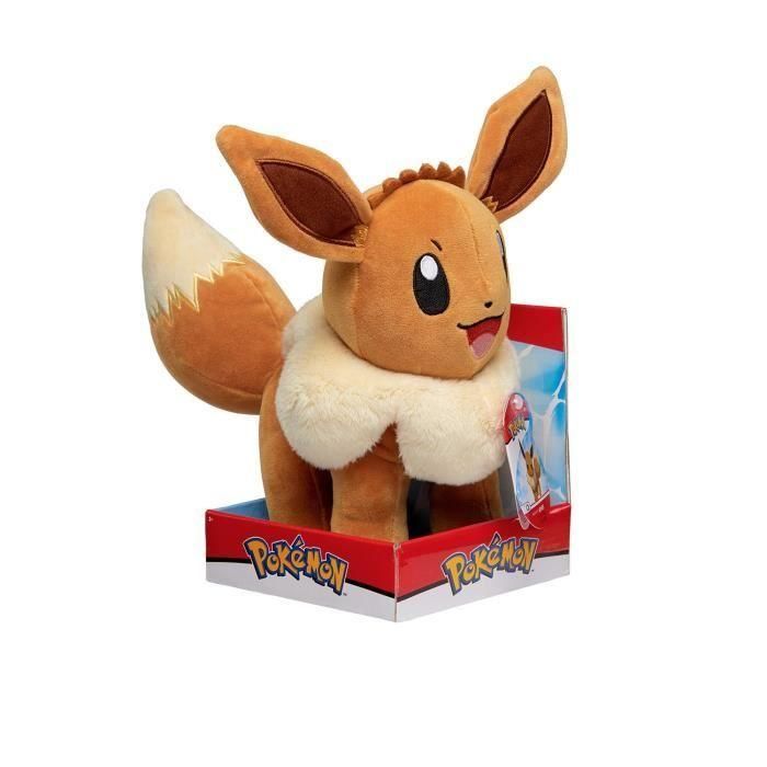 Peluche - BANDAI - Pokémon Eevee - 30 cm, pura suavidad y ternura 2 Peluche - BANDAI - Pokémon Eevee - 30 cm, pura suavidad y ternura 2