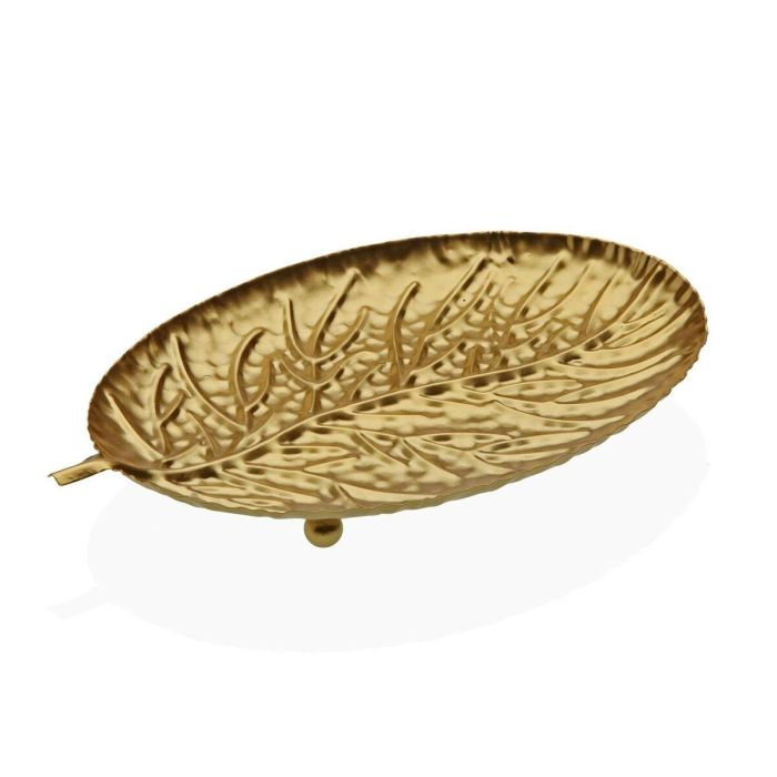 Centro de Mesa Versa Dorado Hoja 15,5 x 1,8 x 25 cm 0 Centro de Mesa Versa Dorado Hoja 15,5 x 1,8 x 25 cm 0