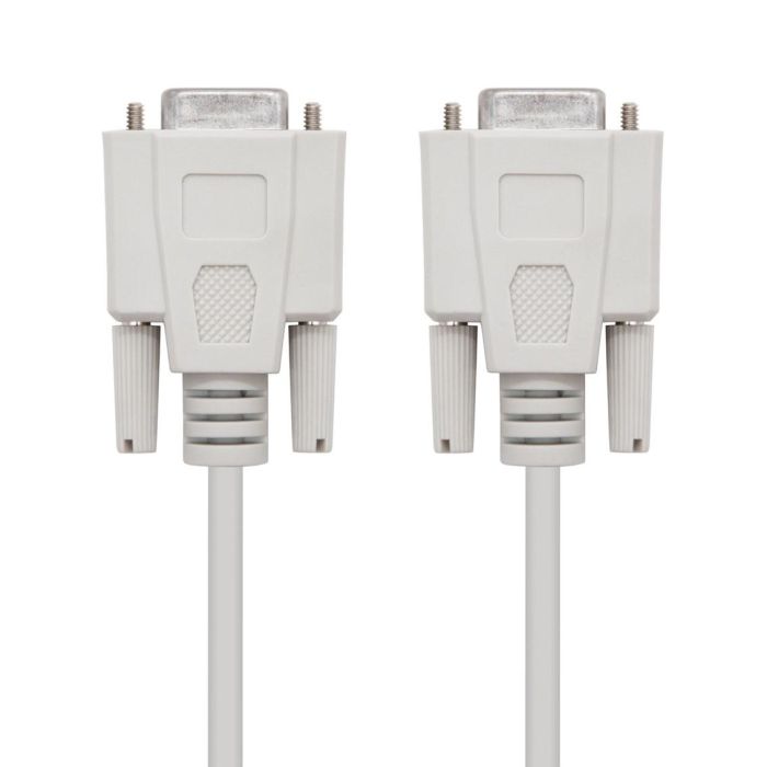Nanocable Cable Rs232 Db9 Hembra - Hembra 1.8M Beige Nanocable Cable Rs232 Db9 Hembra - Hembra 1.8M Beige