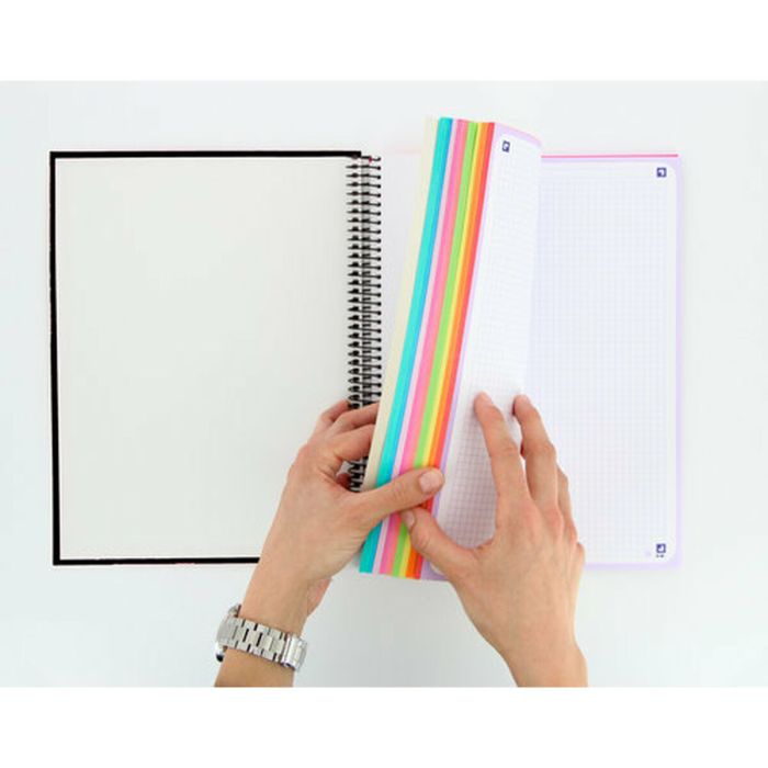 Cuaderno Oxford Europeanbook 10 School Classic Negro A4 150 Hojas (5 Unidades) 1