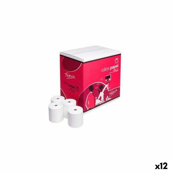 Rollo Papel Térmico Fabrisa Blanco 57 x 35 mm (12 Unidades)