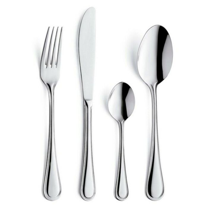 Set de Cucharas Amefa Baguette Metal Acero Inoxidable 20,5 cm 12 Unidades 1