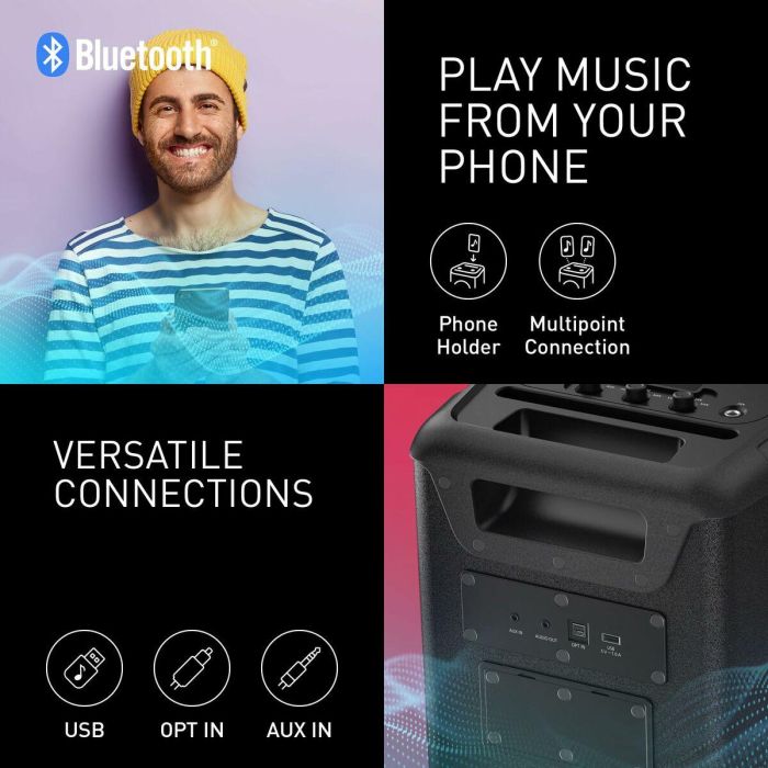 Altavoz Portátil Panasonic SCBMAX5EK 75W 5